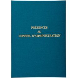 EXACOMPTA Registre "Présences au Conseil d'Administration"