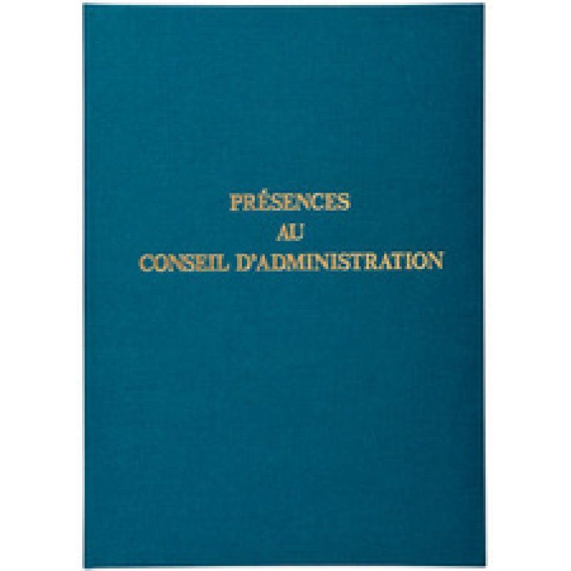 EXACOMPTA Registre "Présences au Conseil d'Administration"