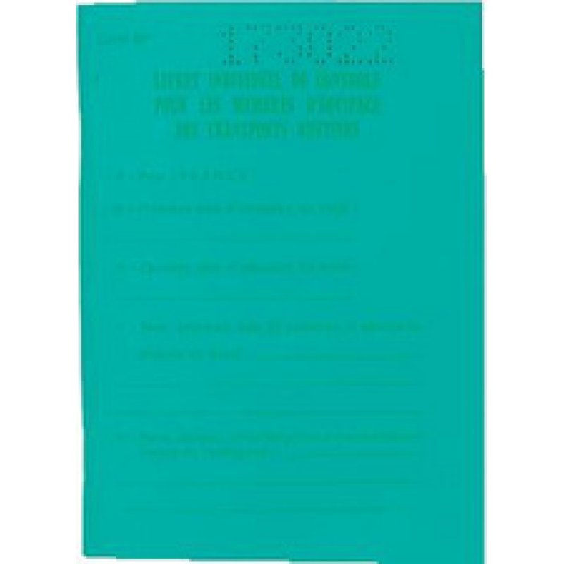 EXACOMPTA Carnet pour transporteurs, 148 x 105 mm