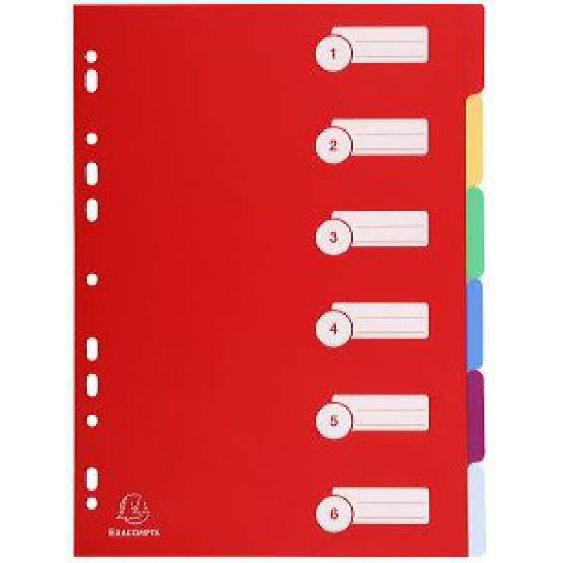 Exacompta 4906E intercalaire Transparent 1 pièce(s)