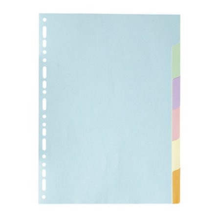 EXACOMPTA Intercalaires en carton, A4, 6 touches