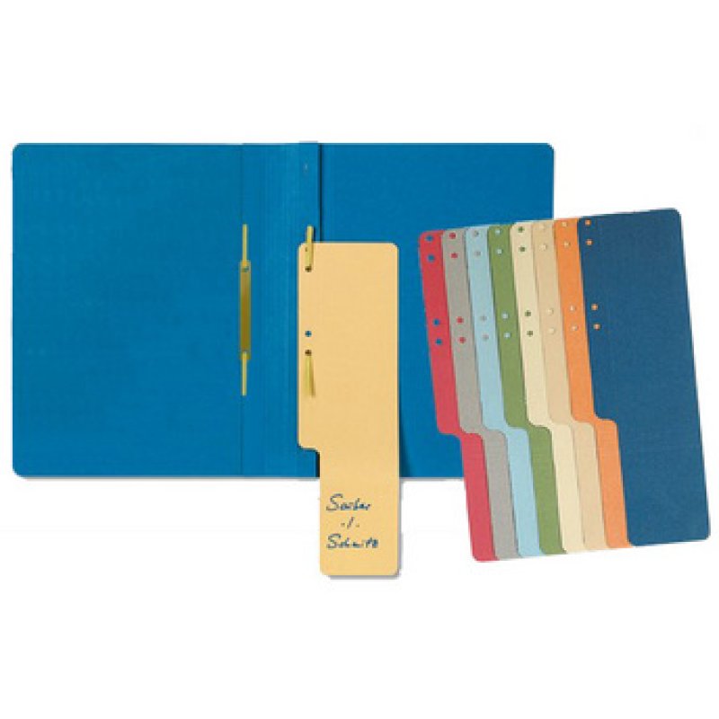 EXACOMPTA Aktenschwänze, Karton, 100 Stück, grau