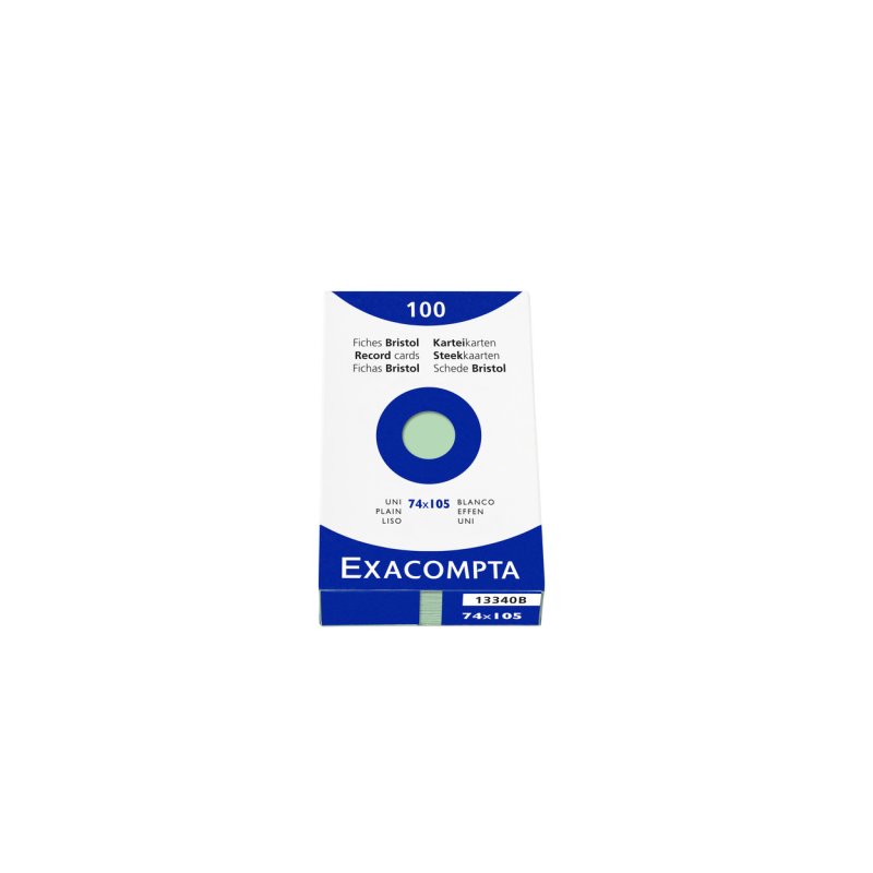 Exacompta 13340B index card Green 1 pc(s)
