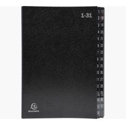 Exacompta 57032E fichier Carton Noir A4