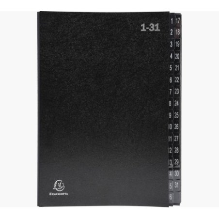 Exacompta 57032E folder Carton Black A4