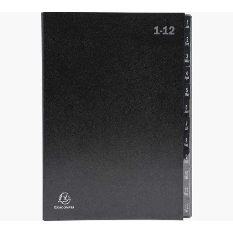 Exacompta 57012E folder Carton Black A4