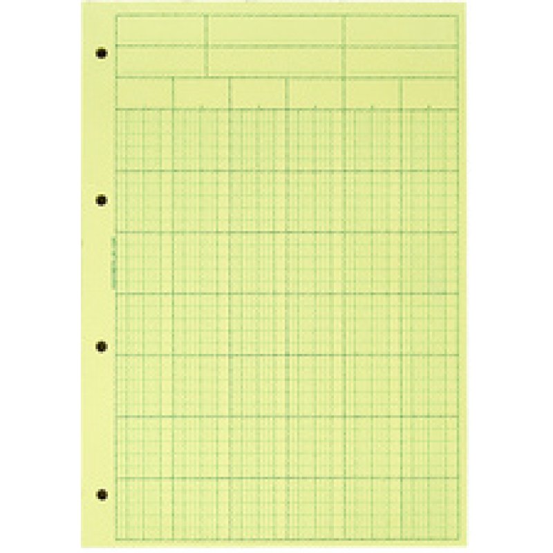 EXACOMPTA Bloc de contrôle comptable, 297 x 210 mm