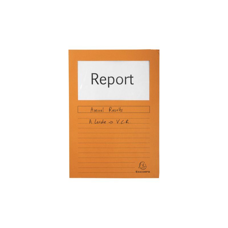 Exacompta 50104E folder Carton Orange A4