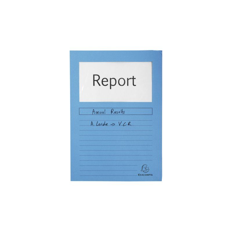 Exacompta 50106E fichier Carton Bleu A4
