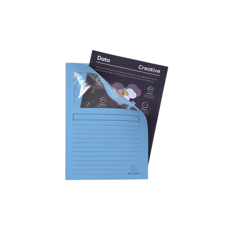 Exacompta 50106E fichier Carton Bleu A4