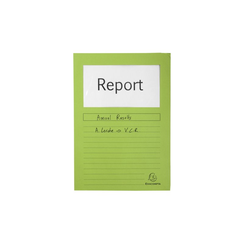 Exacompta 50107E fichier Carton Vert A4