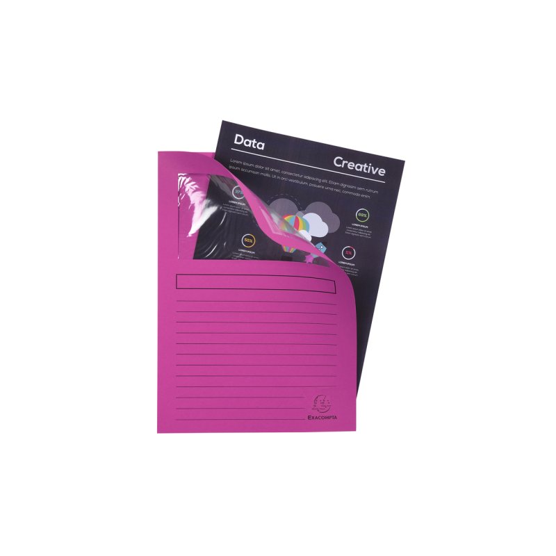 Exacompta 50108E folder Carton Fuchsia A4