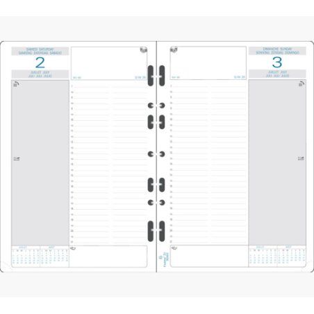 EXACOMPTA Recharge agenda Exatime 21, 2025, 2ème semestre