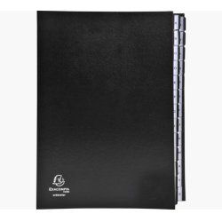 Exacompta 621265E fichier Carton Noir A4