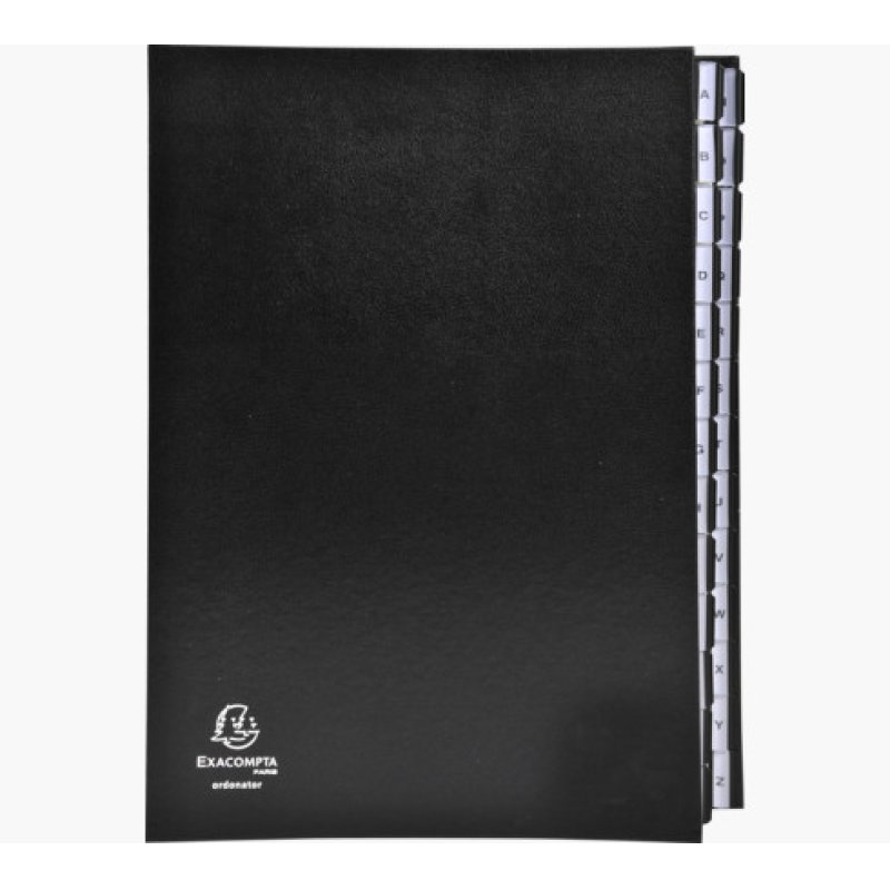 Exacompta 621265E fichier Carton Noir A4