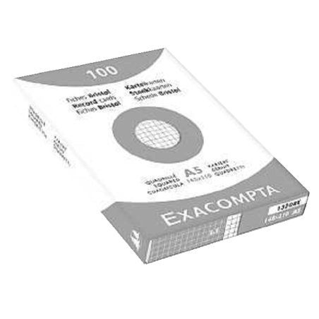 Brause Exacom Cards A5 Squared Yellow