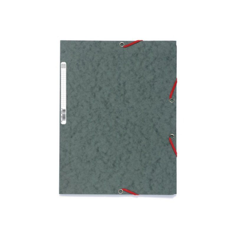 EXACOMPTA Chemise à élastiques, A4, carton, gris