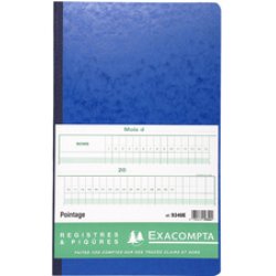 EXACOMPTA Piqûre "Pointage", 400 x 240 mm