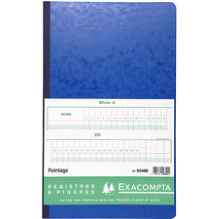 EXACOMPTA Piqûre "Pointage", 400 x 240 mm
