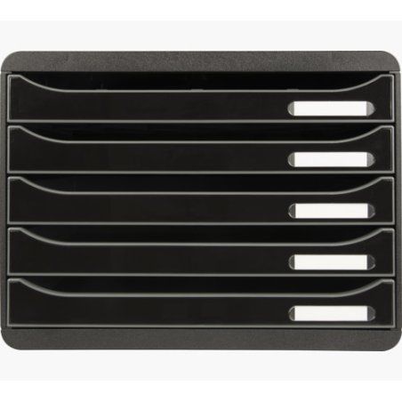 Exacompta 308714D unité de tiroir de bureau Noir