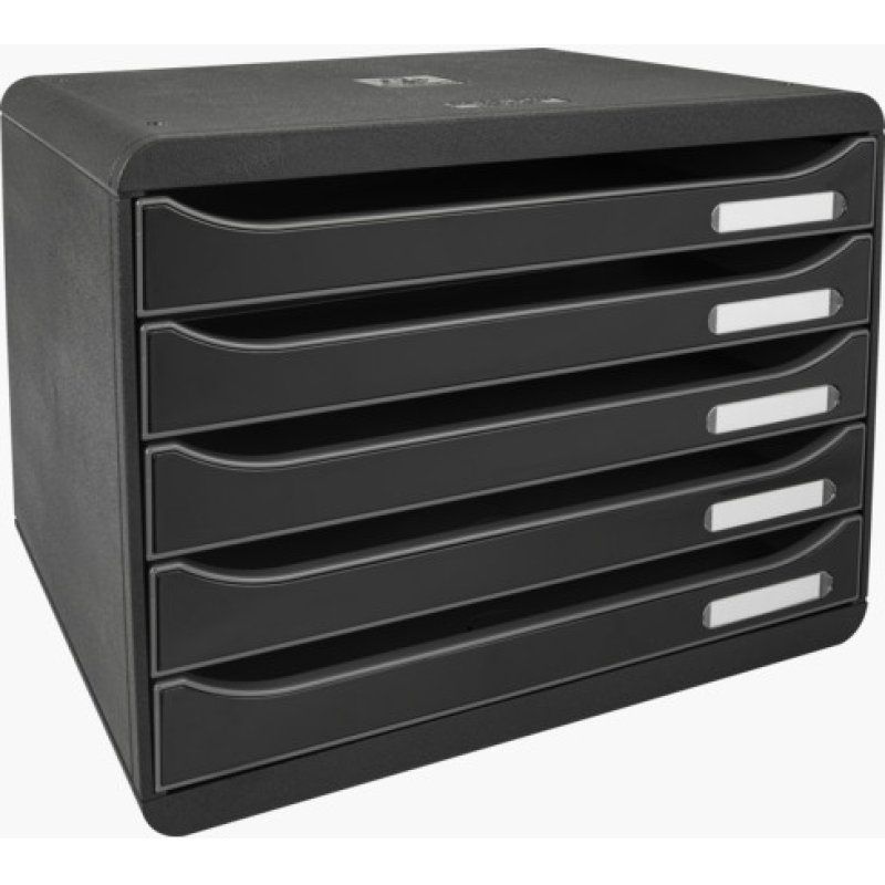 Exacompta 308714D unité de tiroir de bureau Noir