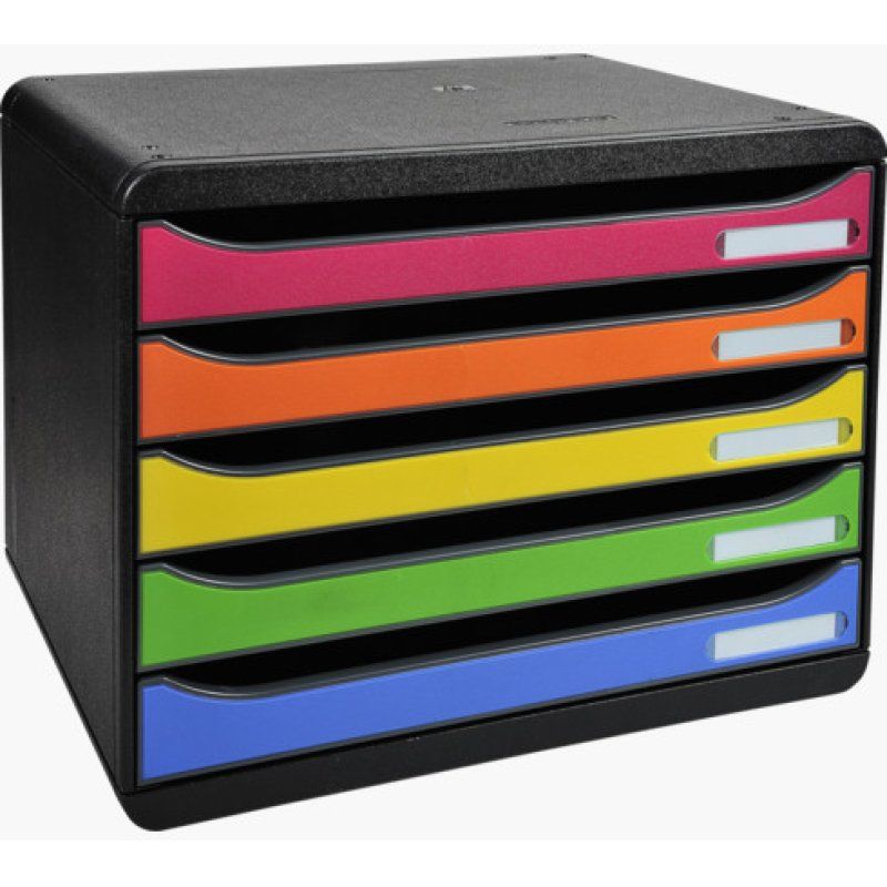 EXACOMPTA Module de classement BIG-BOX PLUS, arlequin