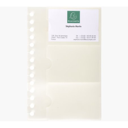 Exacompta 85034E portefeuille, étui pour cartes, support de documents de voyage