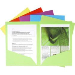 EXACOMPTA Chemises double poche ROCK'S, A4, violine