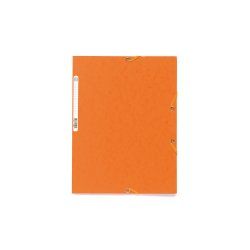 EXACOMPTA Chemise à élastiques, A4, carton, orange