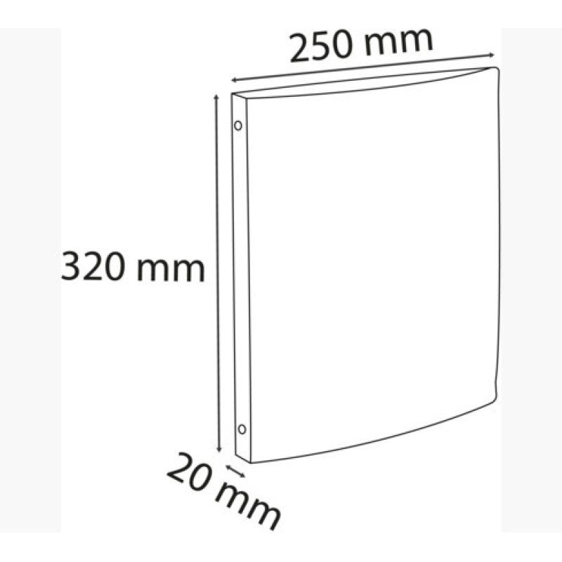 Exacompta 51191E ring binder A4 Black