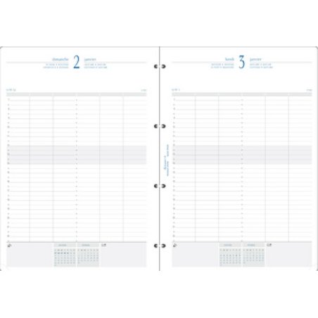 EXACOMPTA Recharge pour organiseur "Exatime 29", 2025