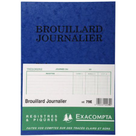 EXACOMPTA Piqûre "Brouillard Journalier", 270 x 195 mm