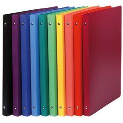 Exacompta Polypropylene ring binders, Plain Blue classeur à anneaux A4 Bleu