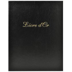 EXACOMPTA Livre d'Or Alpille, 220 x 260 mm, noir
