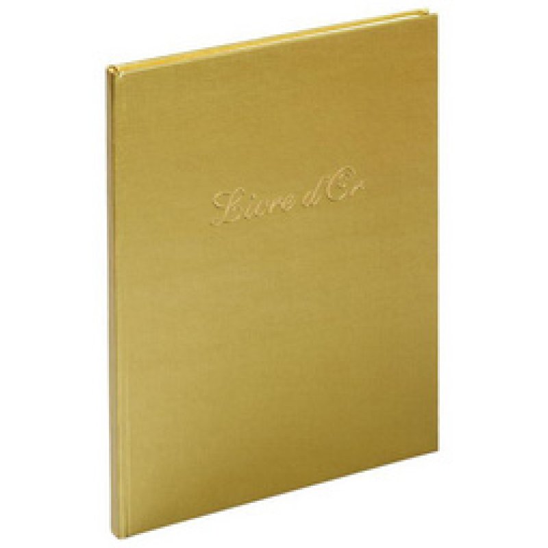 EXACOMPTA Livre d'Or Balacron, 270 x 220 mm, or