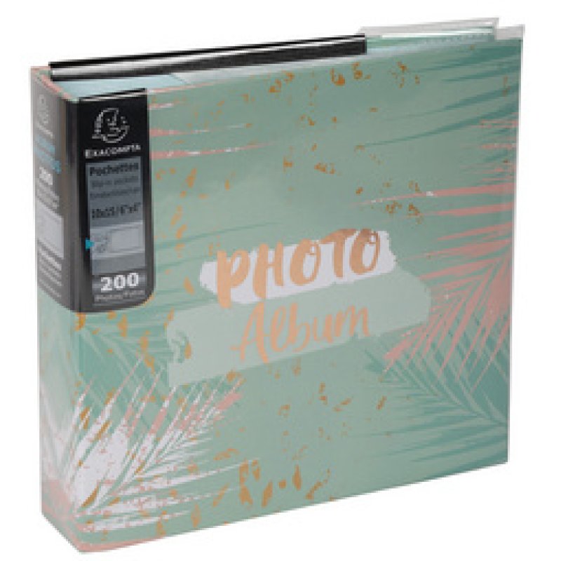 EXACOMPTA Album à pochettes Citation, 225 x 220 mm, vert