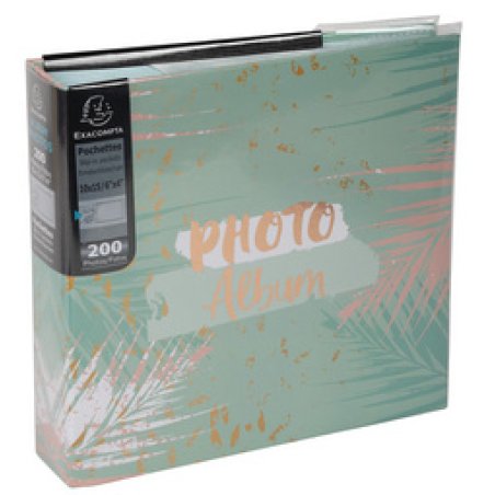 EXACOMPTA Album à pochettes Citation, 225 x 220 mm, vert