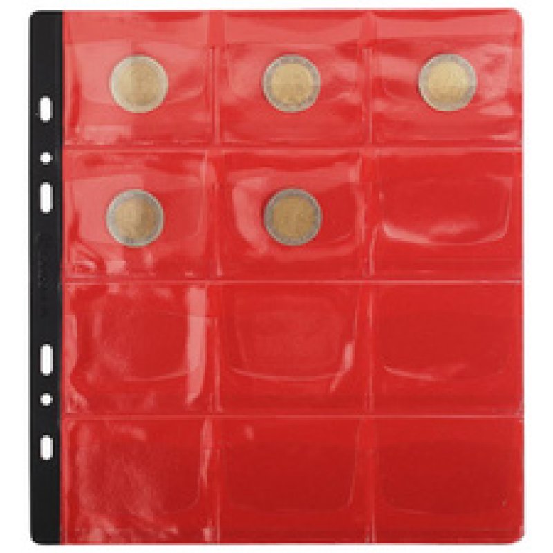 EXACOMPTA Pochette pour classeur numismatique, 20 cases