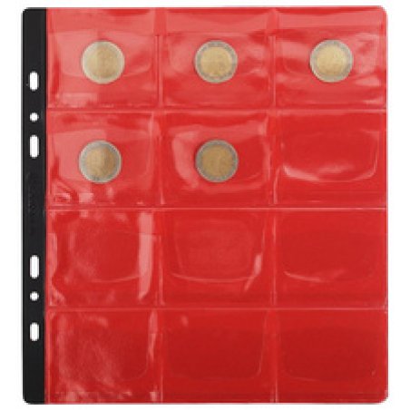 EXACOMPTA Pochette pour classeur numismatique, 20 cases