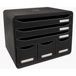 EXACOMPTA Module de classement STORE-BOX MAXI, 6 tiroirs