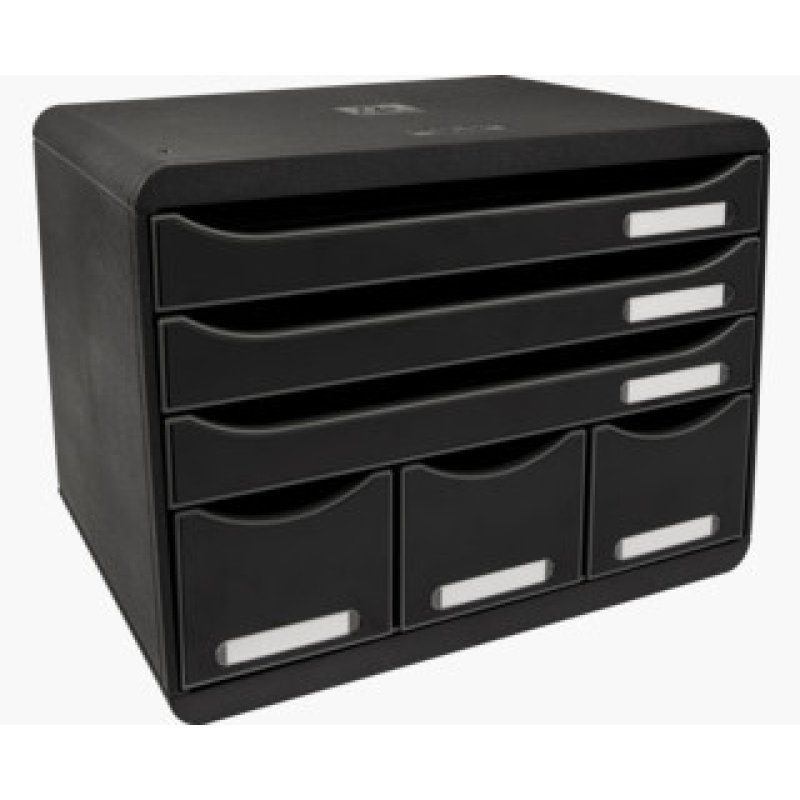Exacompta 306714D unité de tiroir de bureau Noir