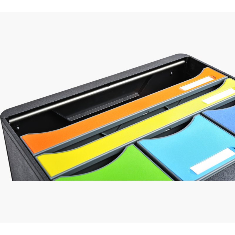 EXACOMPTA Module de classement STORE-BOX MAXI, 6 tiroirs