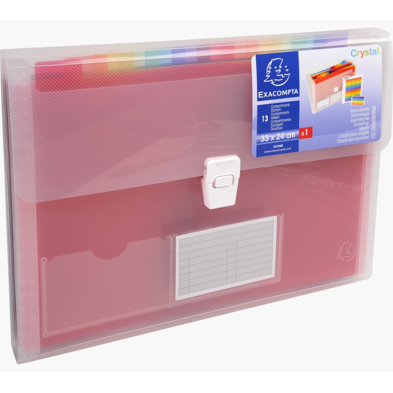 Exacompta 55298E trieur Couleurs assorties Polypropylène (PP) A4