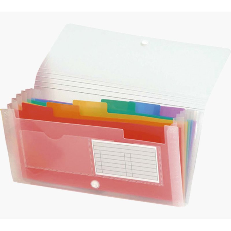 Exacompta 55398E trieur Couleurs assorties Polypropylène (PP)