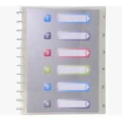 Exacompta 86320E protecteur de feuilles 210 x 297 mm (A4) Polypropylène (PP)