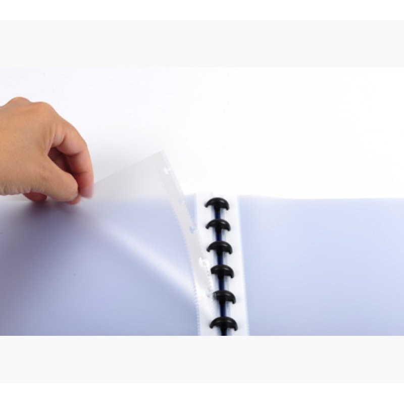 EXACOMPTA Protège-documents, A4, 30 pochettes, bleu