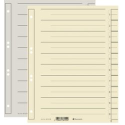 EXACOMPTA Intercalaires, A4 extra large, chamois