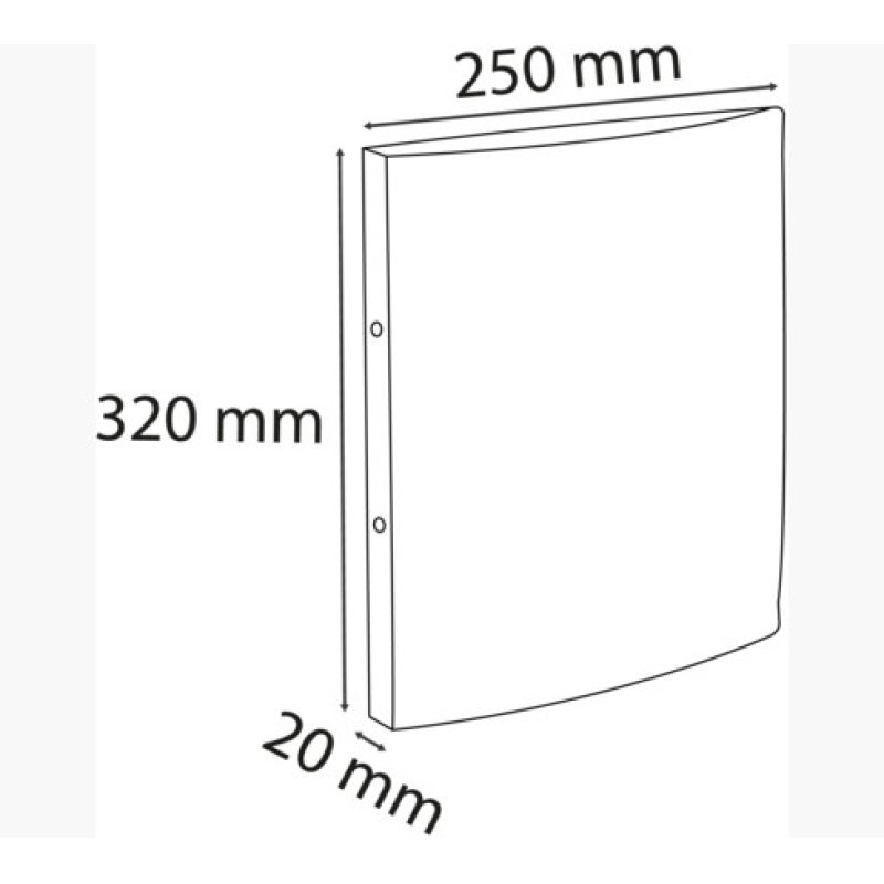 Exacompta 54882E ring binder A4 Blue