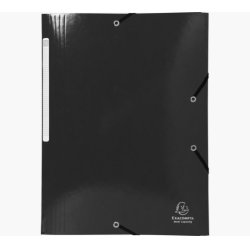 EXACOMPTA Chemise à élastique Iderama, A4, noir