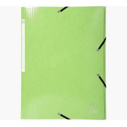 EXACOMPTA Chemise à élastique Iderama, A4, vert anis